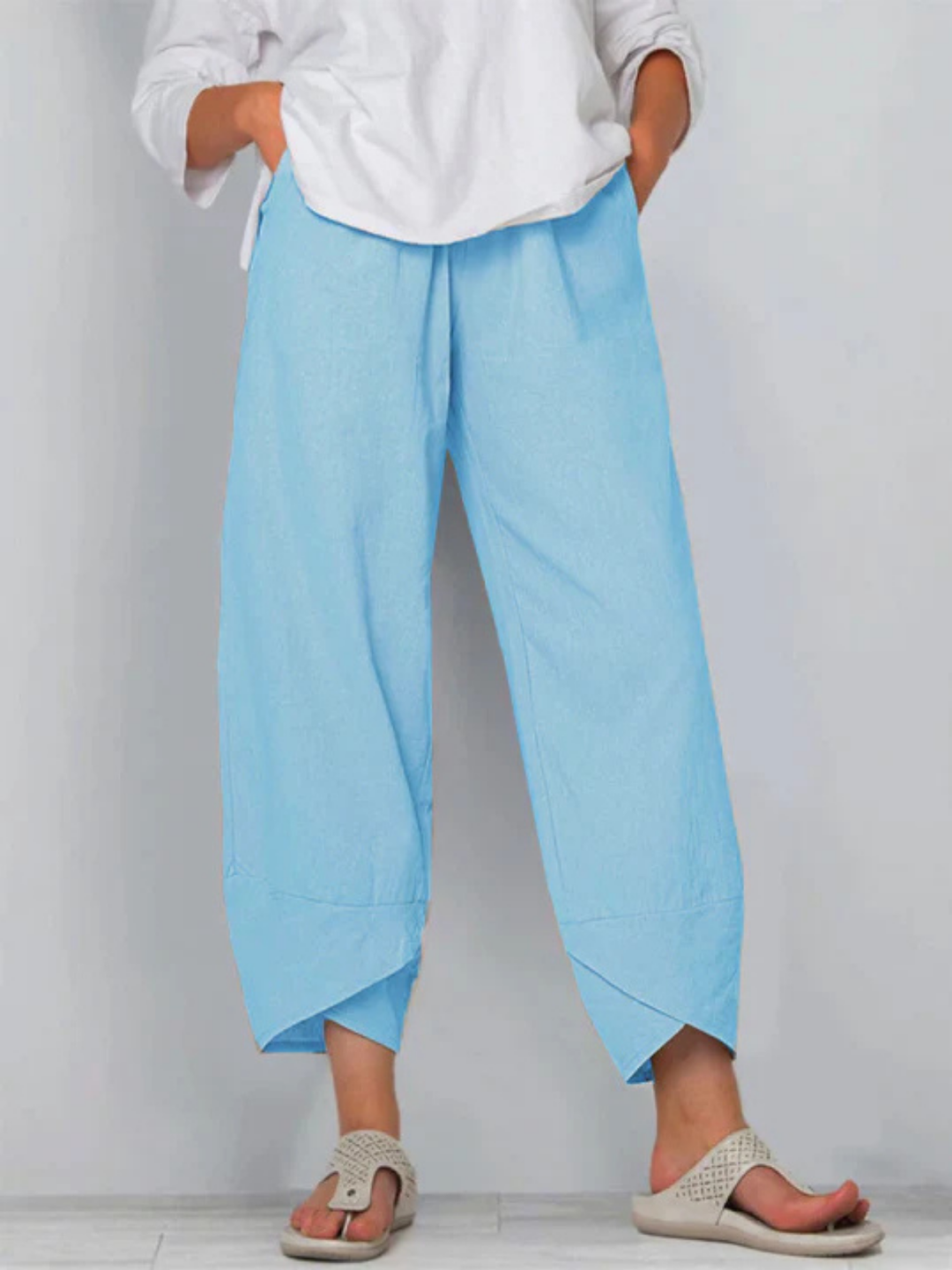 Maren | Women's Casual Wide-Leg Cropped Pants