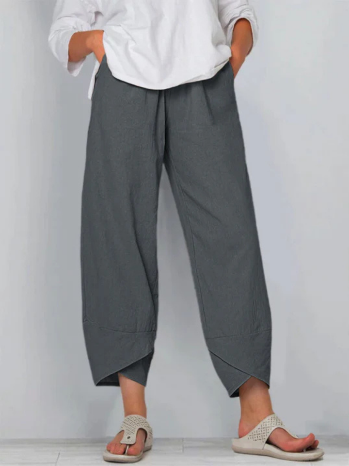 Maren | Women's Casual Wide-Leg Cropped Pants