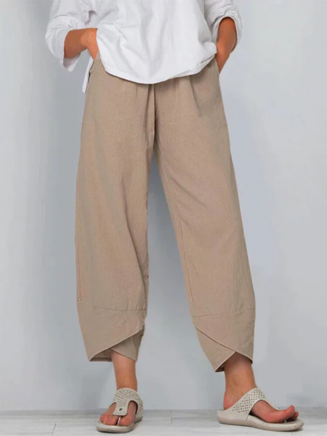 Maren | Women's Casual Wide-Leg Cropped Pants