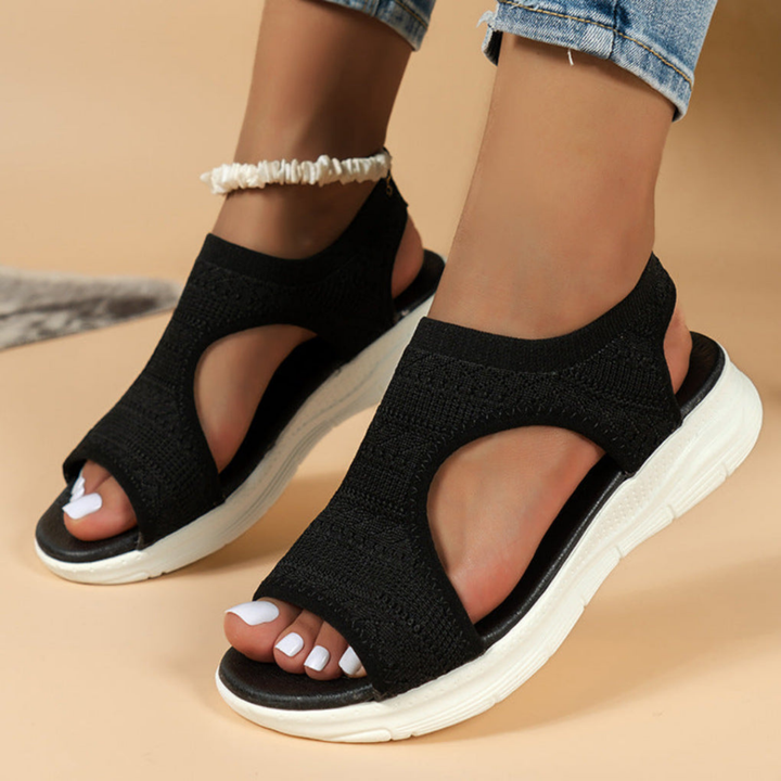 Olivia | Women's Sandals With Knit Upper And Open-Toe Design | Athleisure