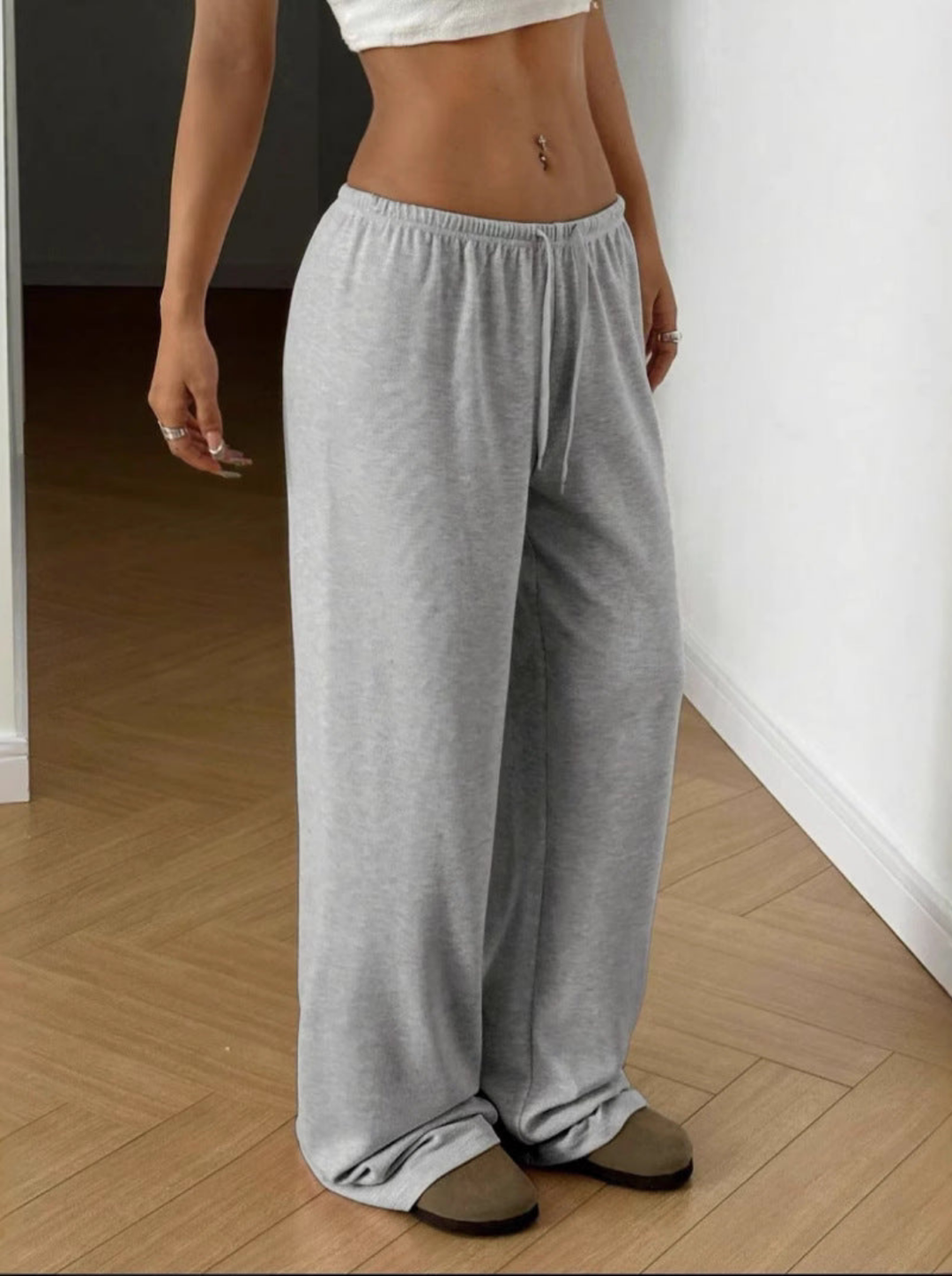 Olivia | Women's Sweatpants With Drawstring Waist And Wide-Leg Fit | Relaxed