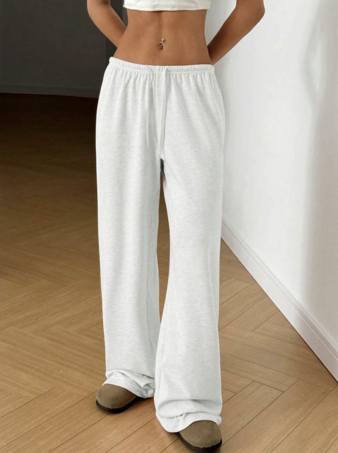 Olivia | Women's Sweatpants With Drawstring Waist And Wide-Leg Fit | Relaxed