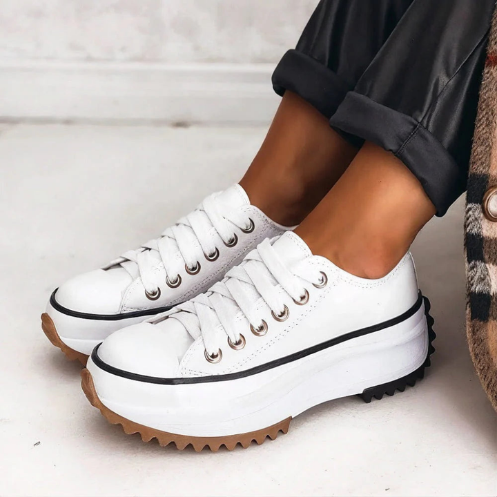 Raya | Women's Platform Lace-Up Sneakers