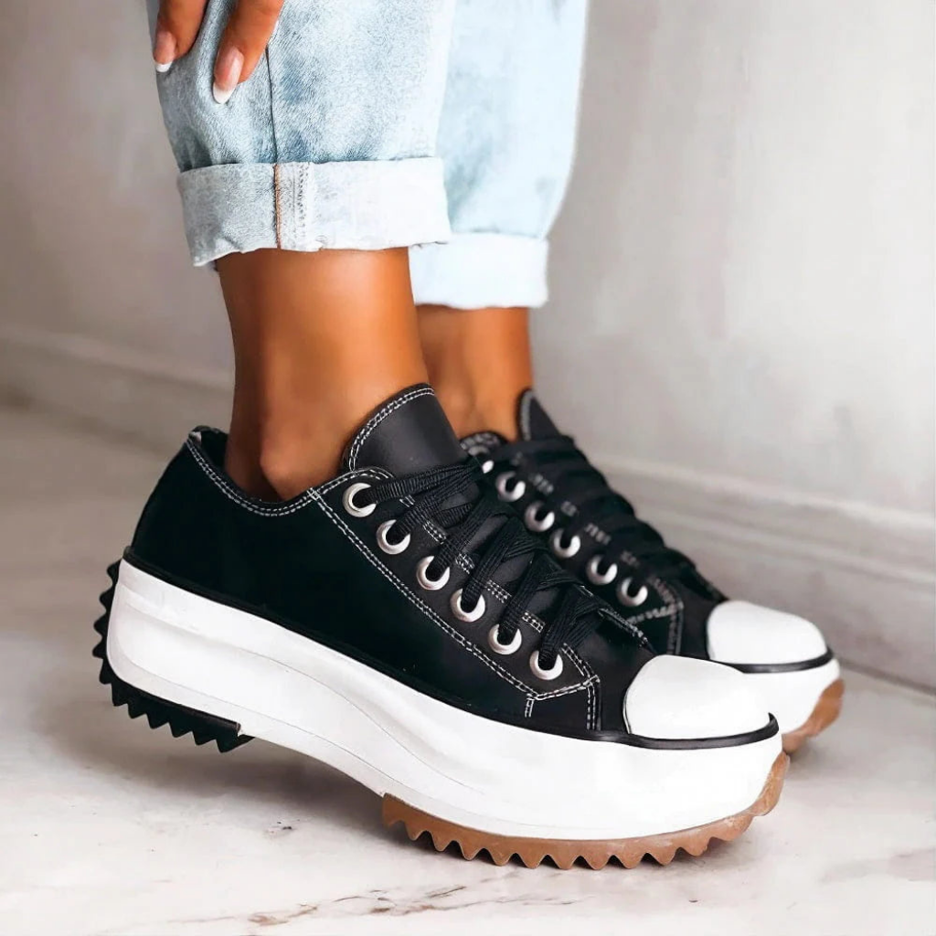 Raya | Women's Platform Lace-Up Sneakers