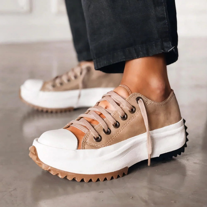 Raya | Women's Platform Lace-Up Sneakers