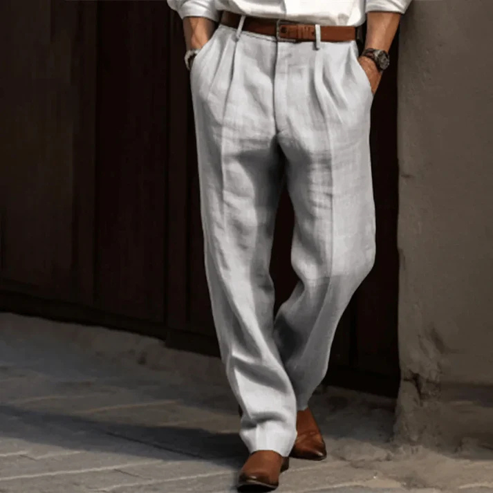 Sterling | Men's Classic Pleated Front Trousers