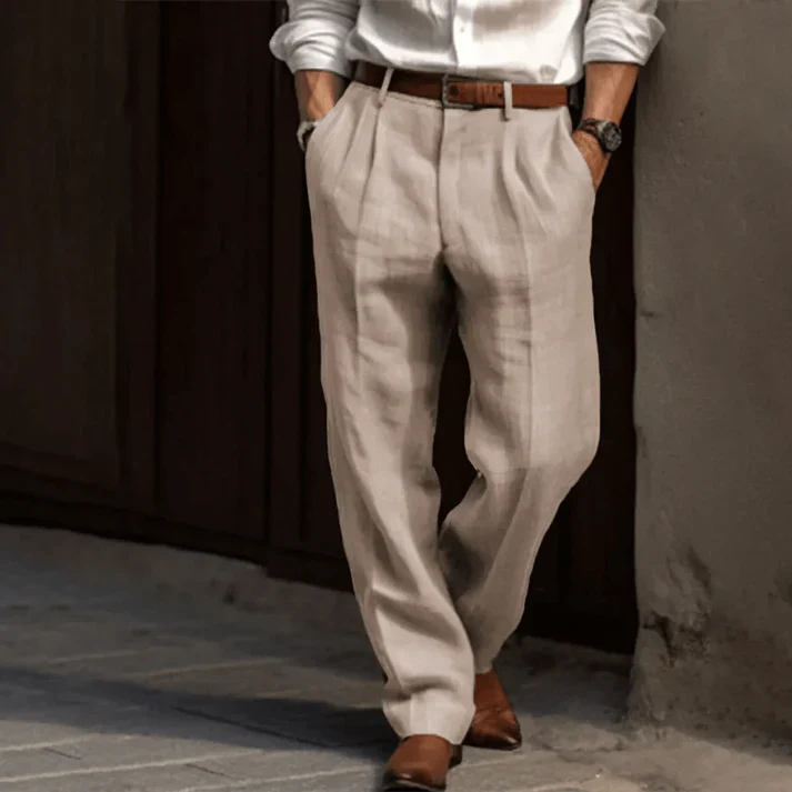 Sterling | Men's Classic Pleated Front Trousers