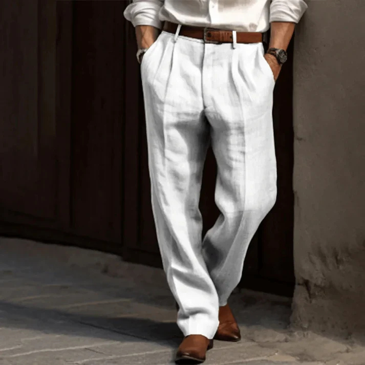 Sterling | Men's Classic Pleated Front Trousers
