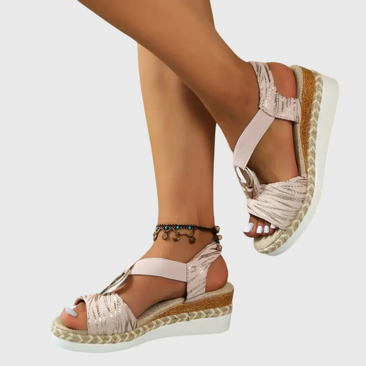 Theia | Women's Orthopedic Braided Flatform Sandals