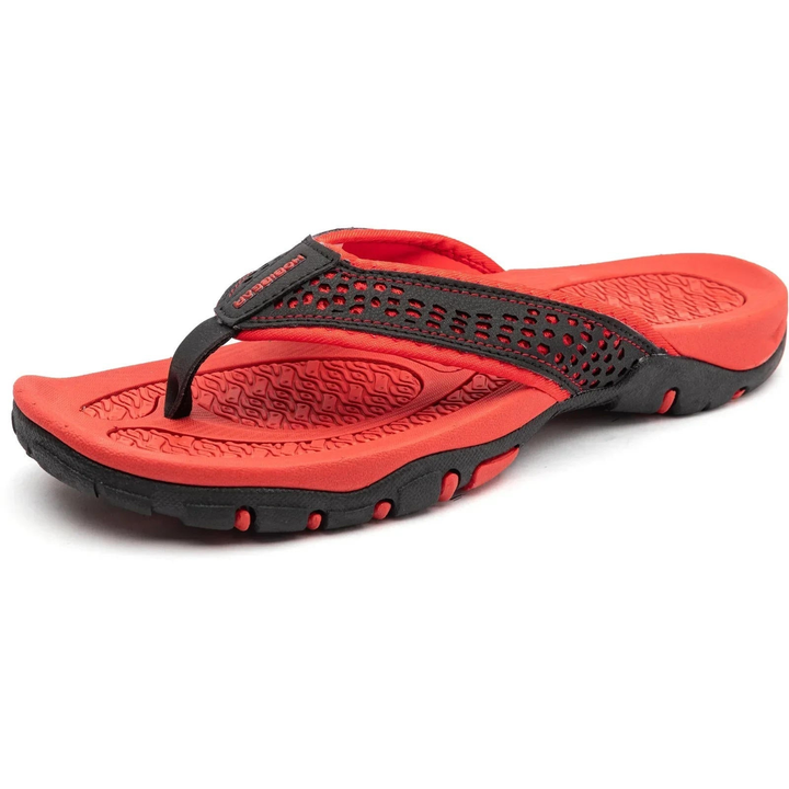 Theron | Men's Orthopedic Flip Flop Sandals With Cutout Strap