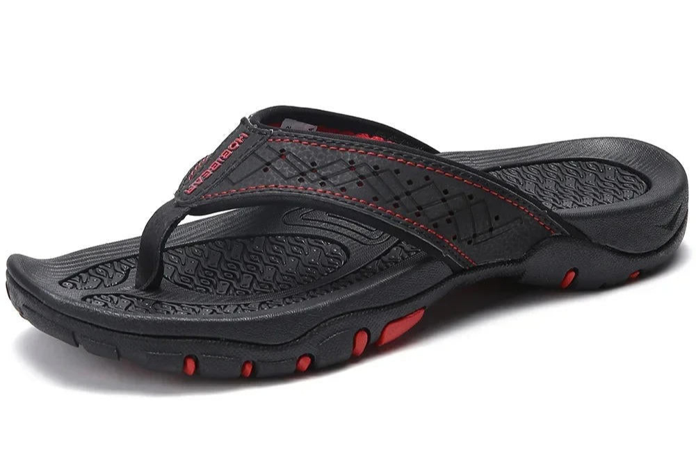 Theron | Men's Orthopedic Flip Flop Sandals With Cutout Strap