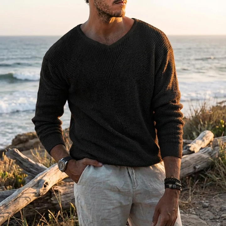 Walker | Men's V-Neck Casual Sweater